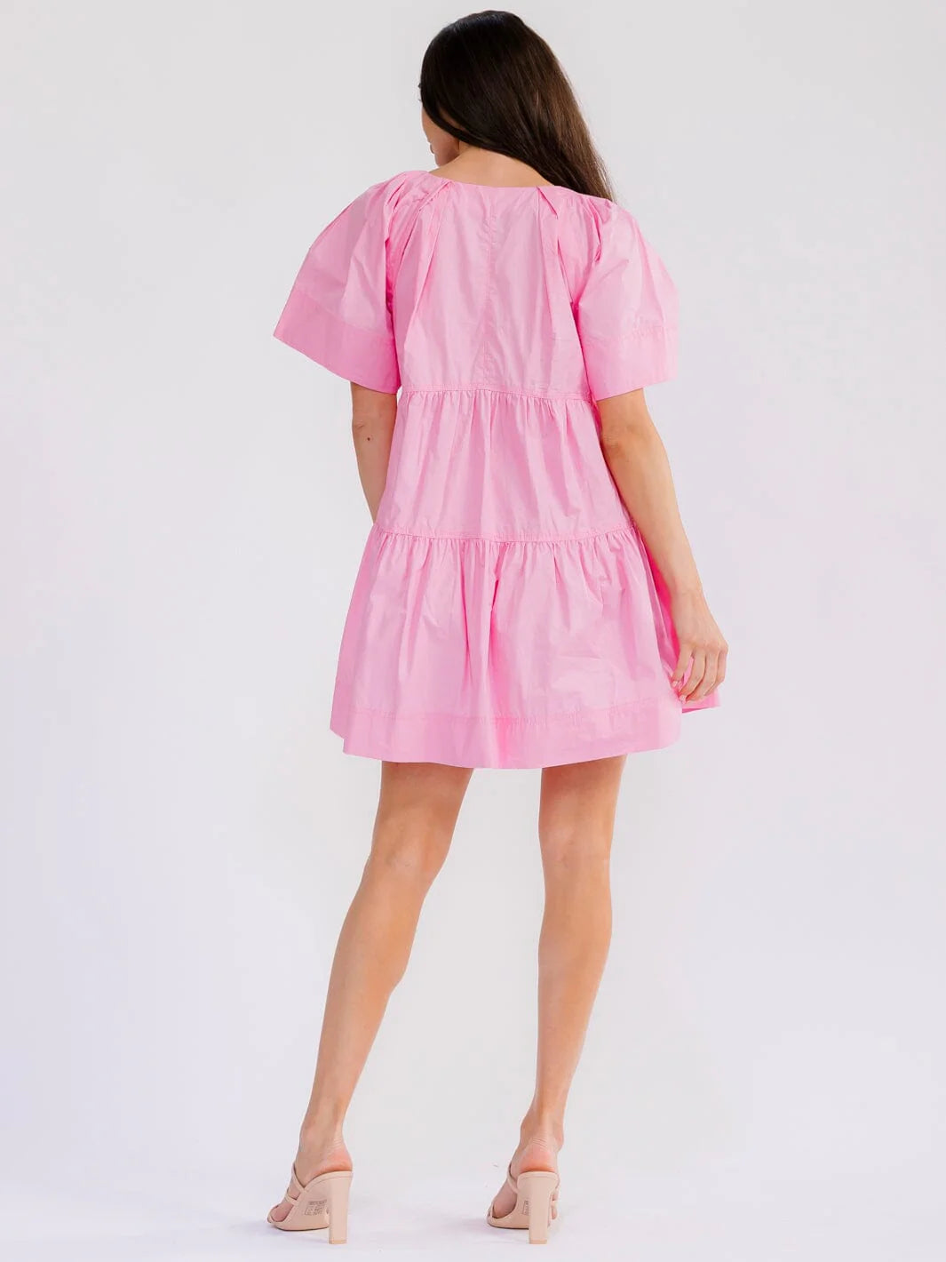 Pretty In Pink Baby Doll Dress