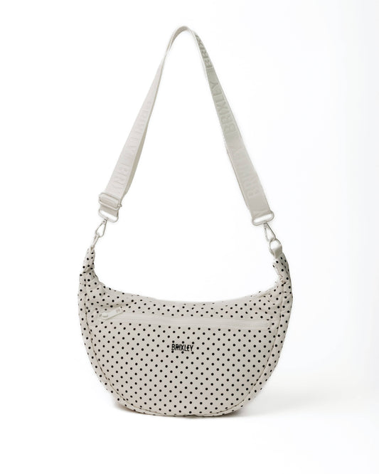 Brixley Crescent Bag- Pearl Dot