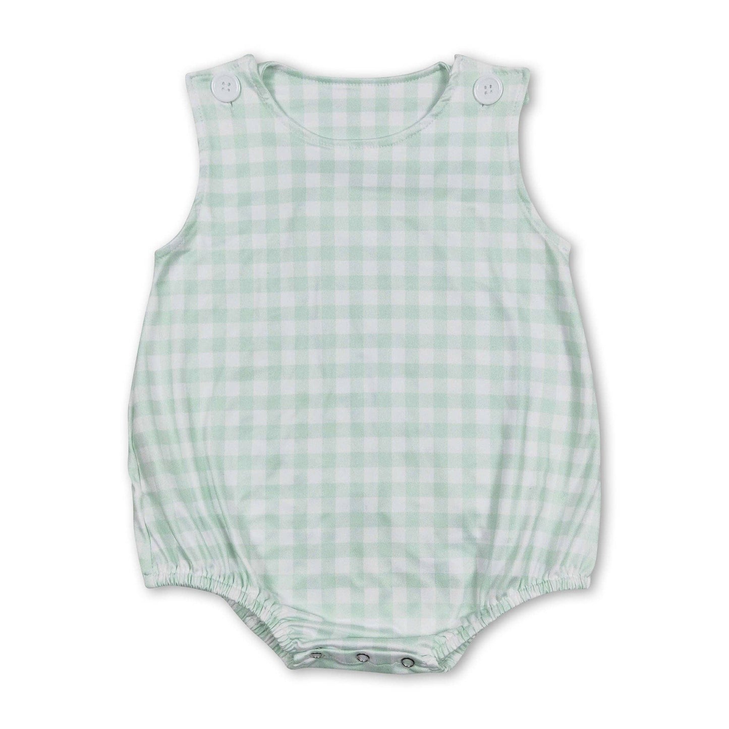 Plaid & Play Bubble Romper