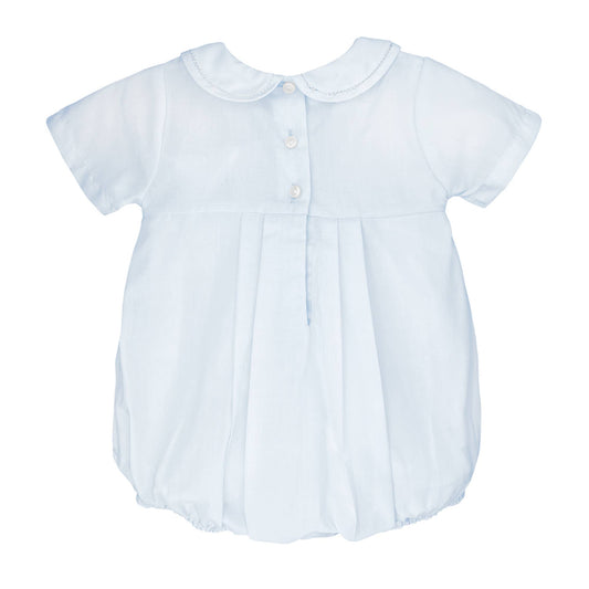 Baby Blue Smocked Bubble