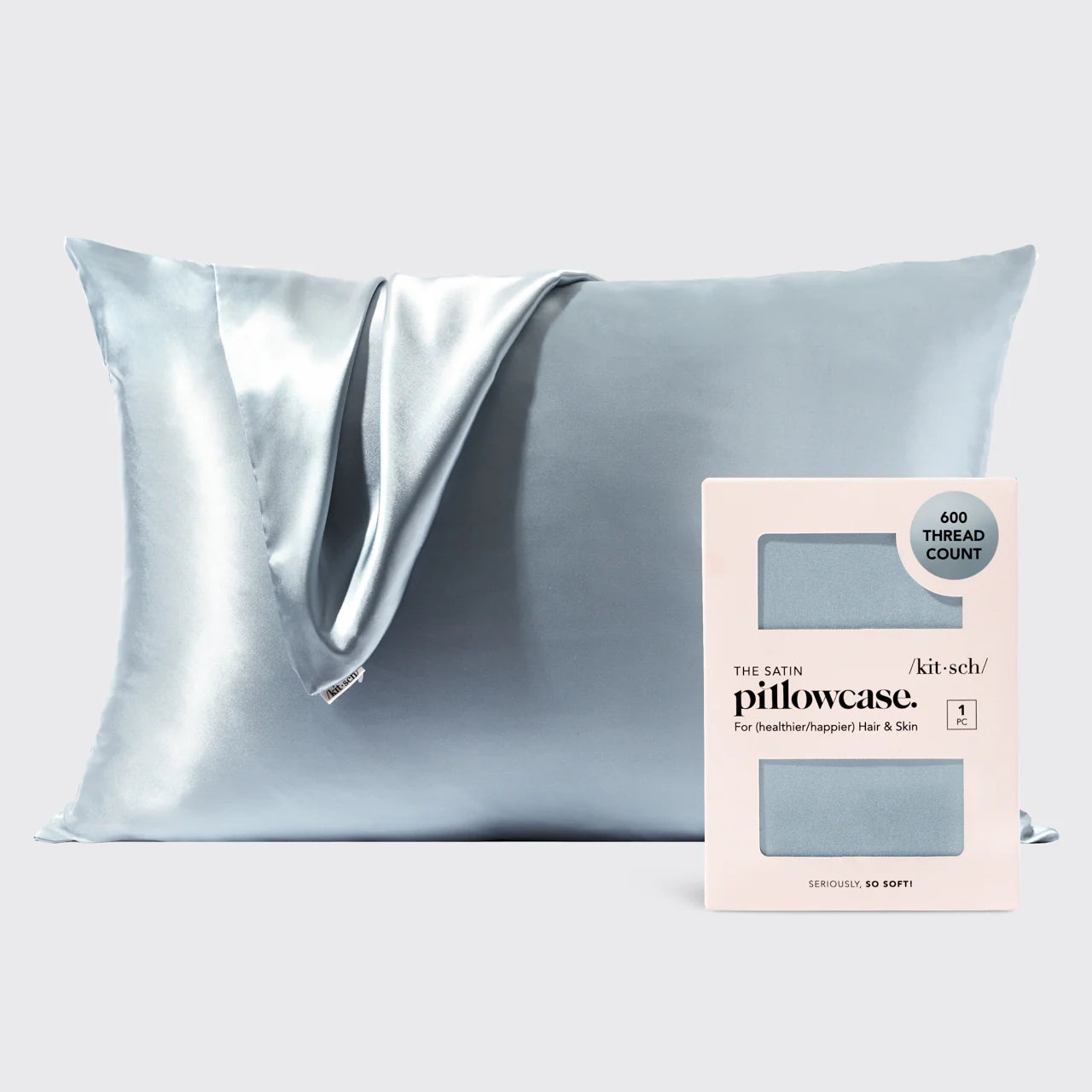 Kitsch Satin Pillowcase - Blue