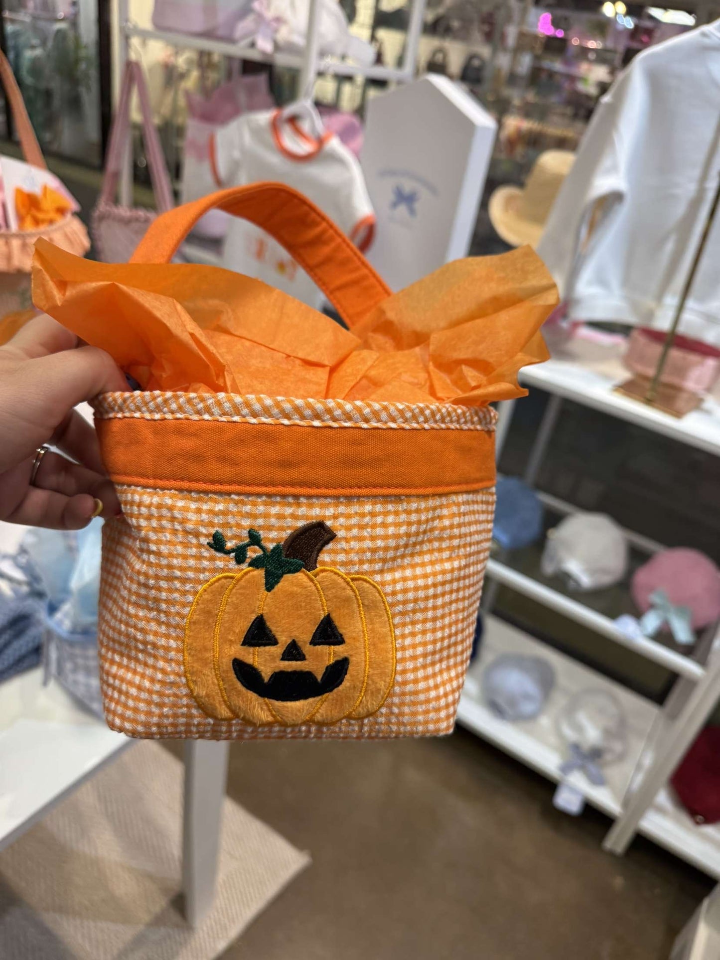 Orange Pumpkin Bucket