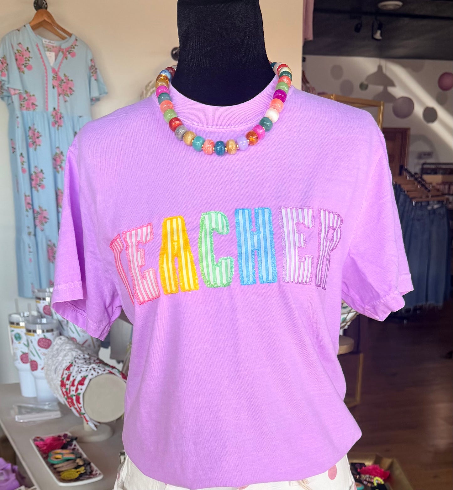 Lilac Teacher Graphic Tee