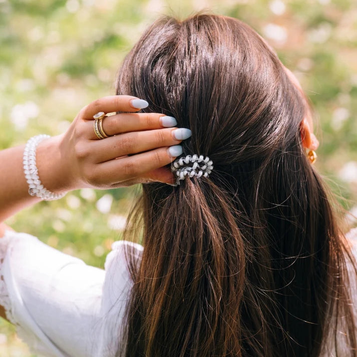Coconut White Small Hair Ties