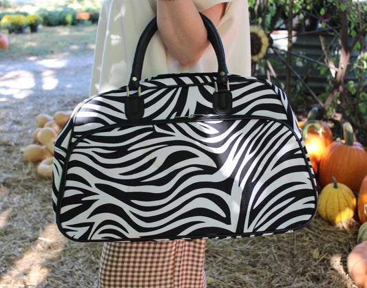 Getaway Girl Duffle - Zebra