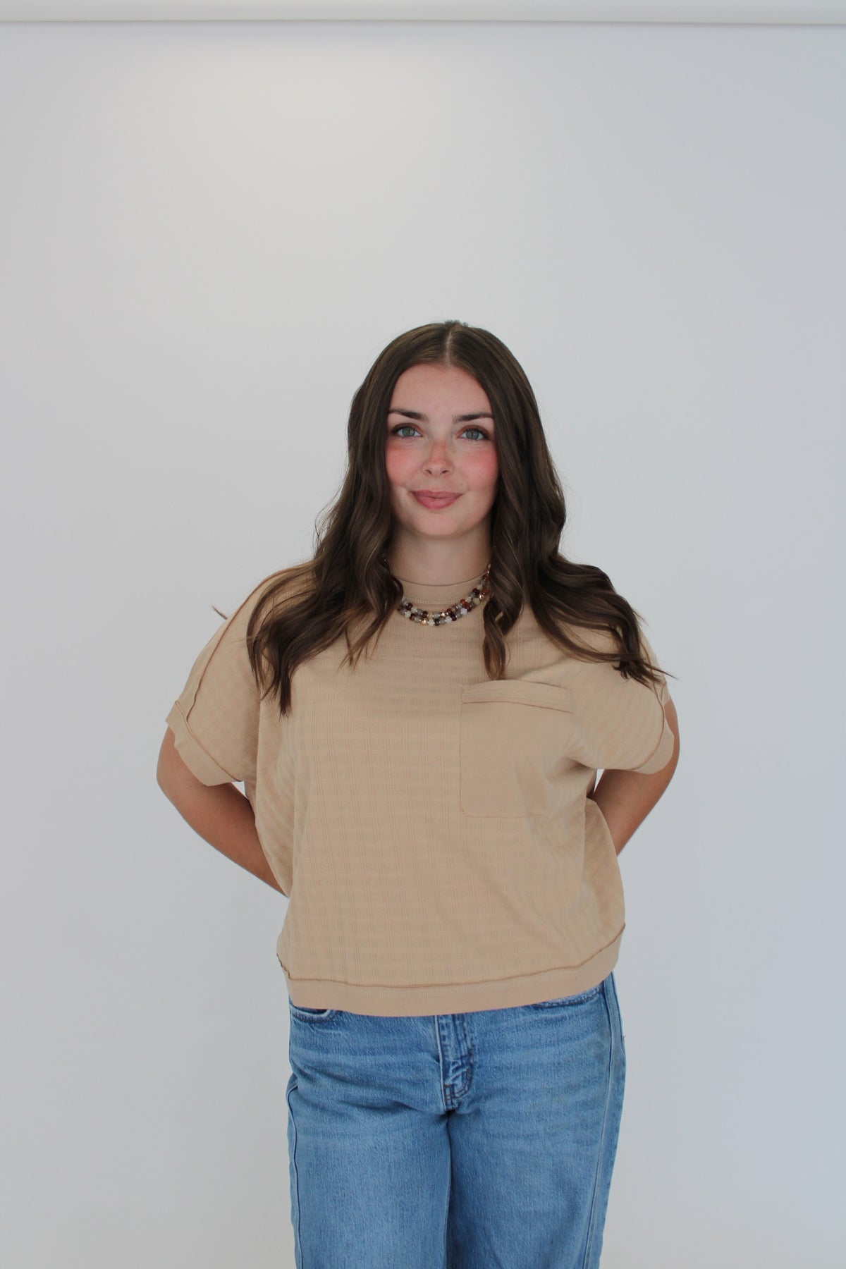Butterscotch Boxy Oversized Tee