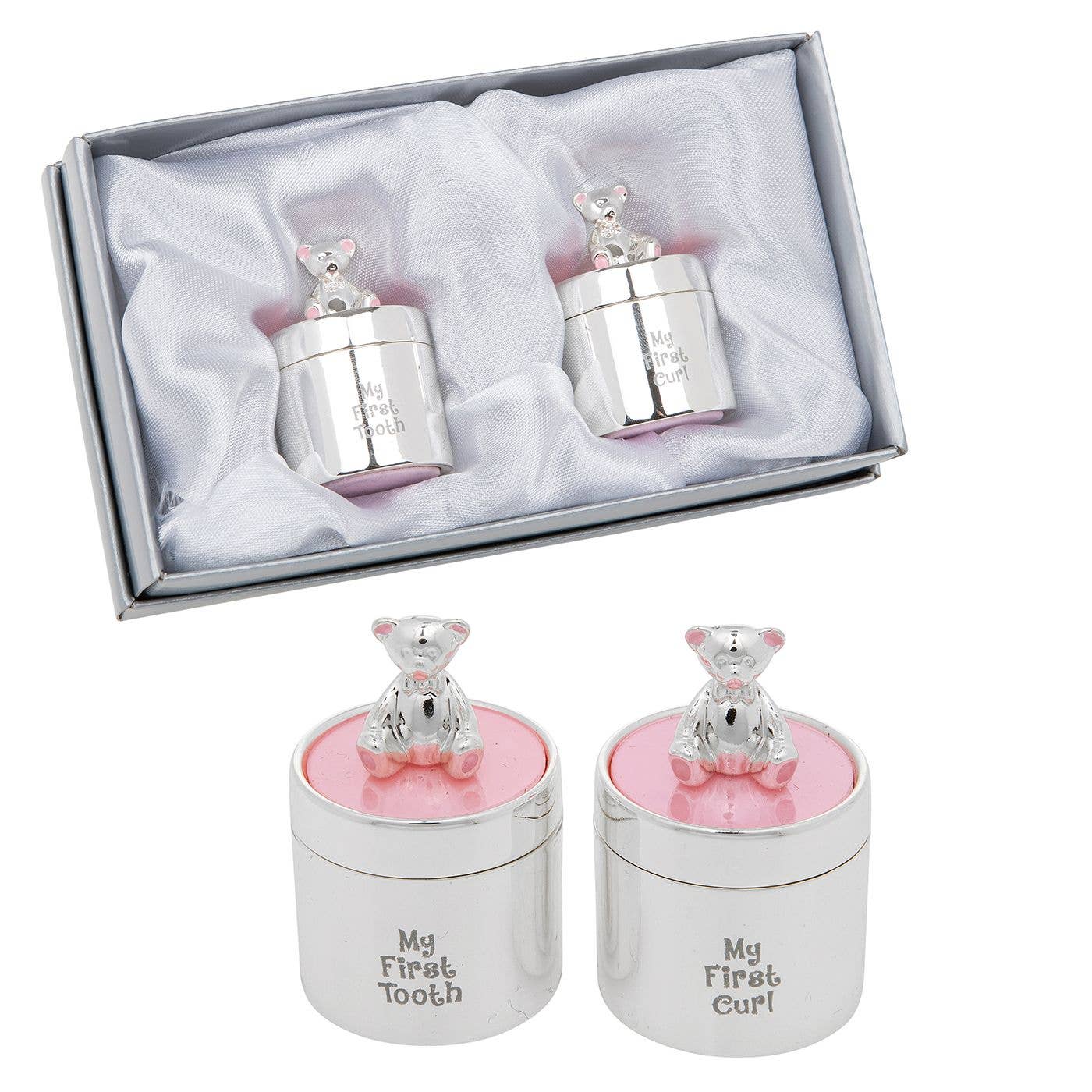 Heirloom Keepsake 1st Tooth & Curl Set Pink
