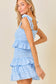 Smocked Ruffle Mini Dress