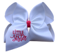 'Little Sister' Embroidered Bow