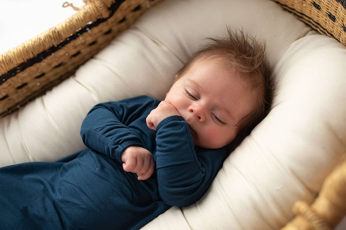 Navy Blue Knotted Gown