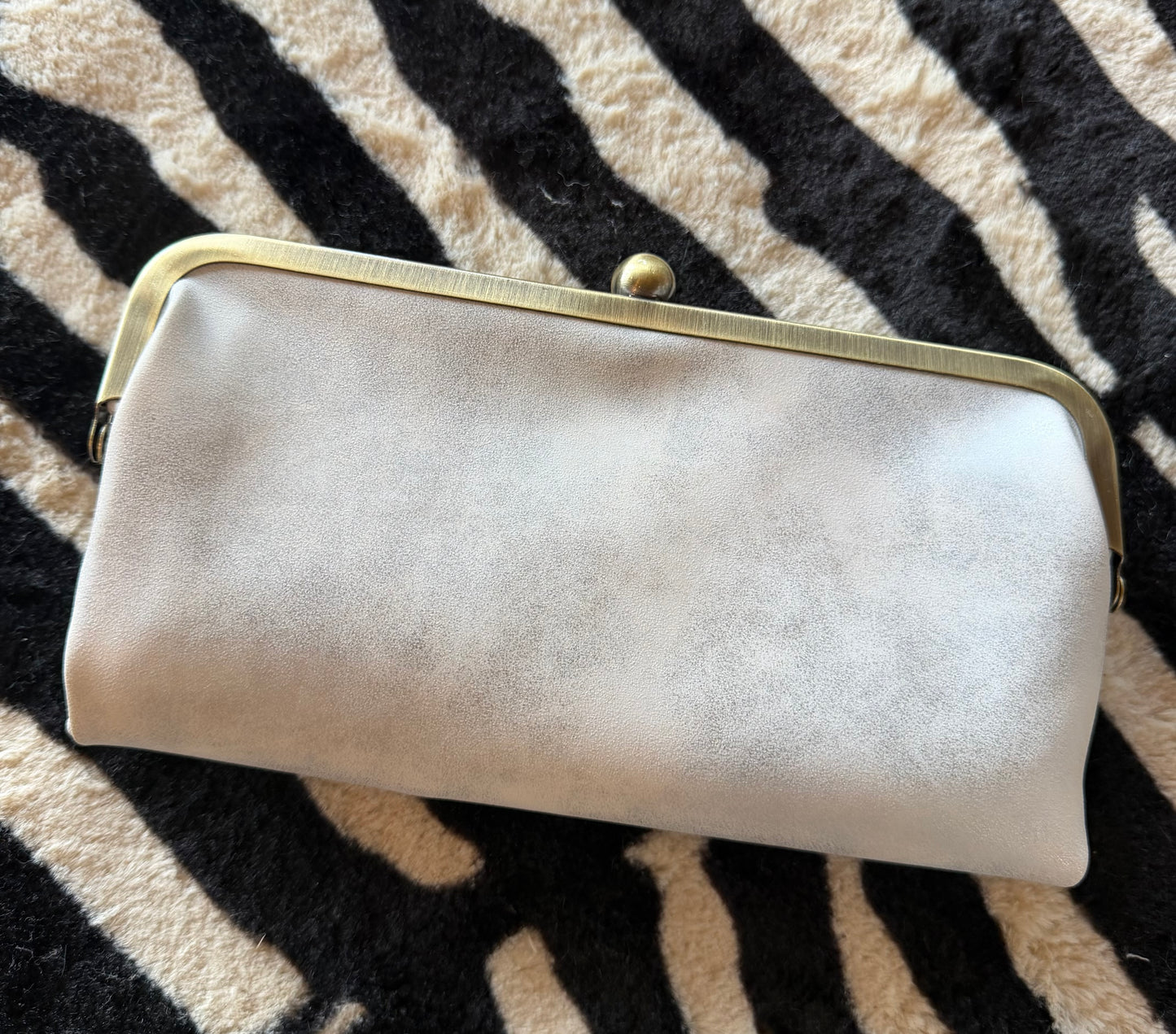 Double Pouch Button Wallet
