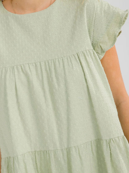 Sweet Sage Baby Doll Dress