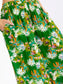 Tropical Floral Wide Leg Pants- Green