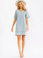 Denim Loose Fit Dress- Light Wash