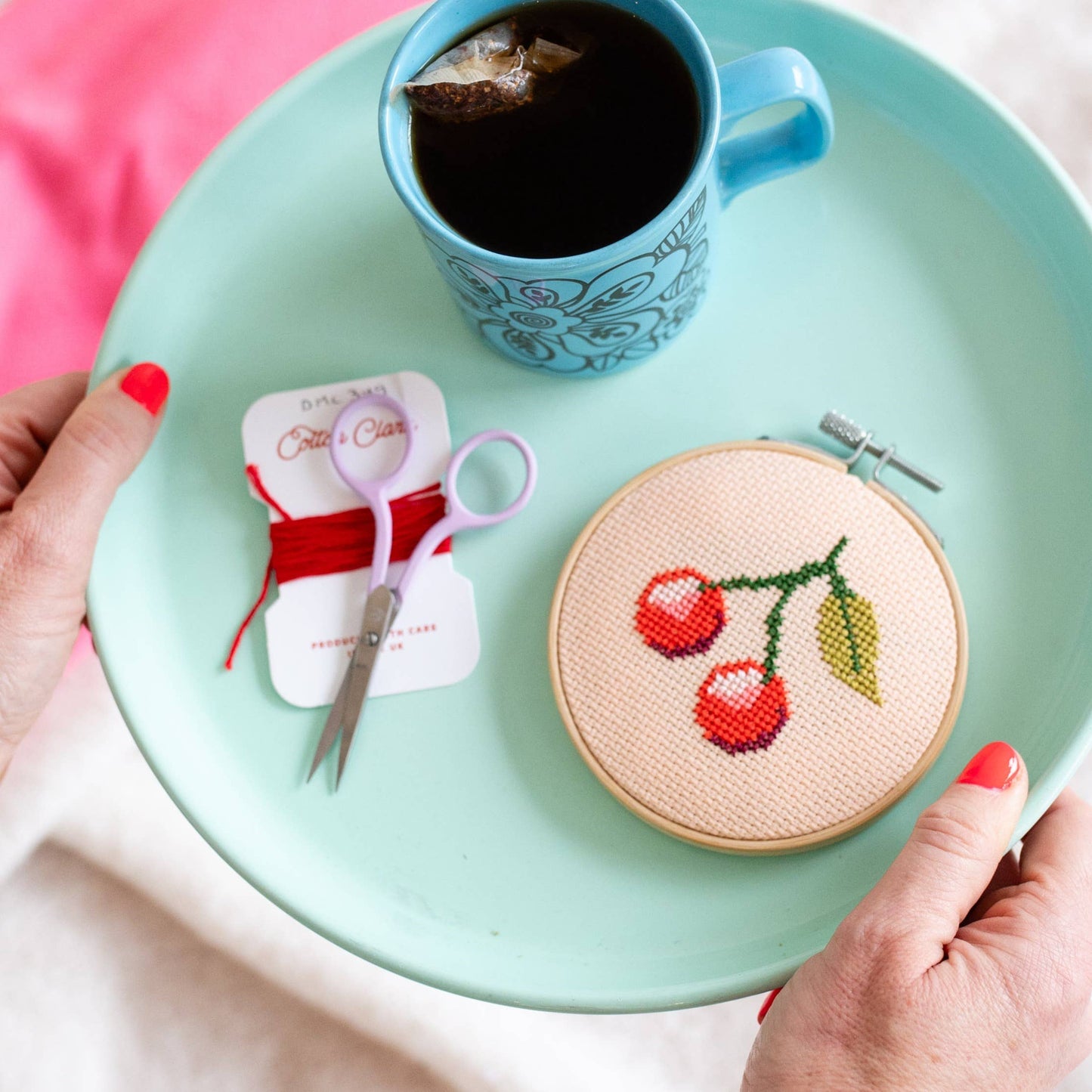 Cross Stitch Kit: Cherry