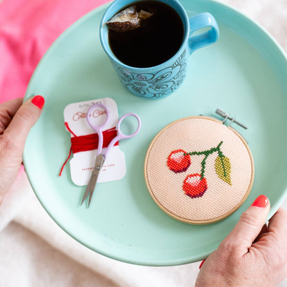 Cross Stitch Kit: Cherry