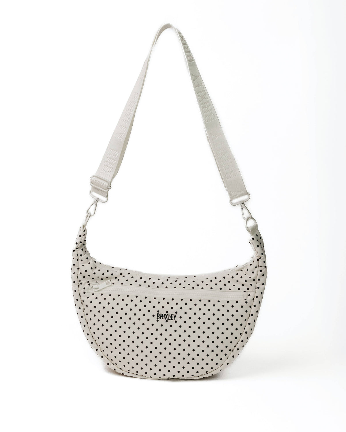 Brixley Crescent Bag- Pearl Dot