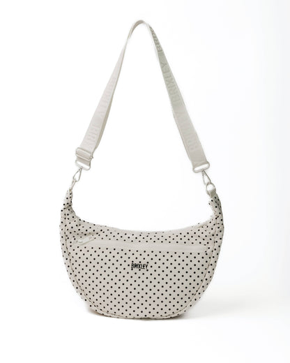 Brixley Crescent Bag- Pearl Dot