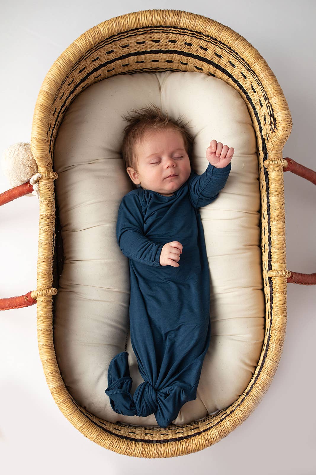 Navy Blue Knotted Gown