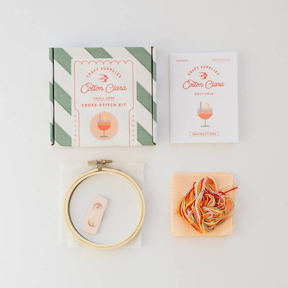 Cross Stitch Kit; Cocktail