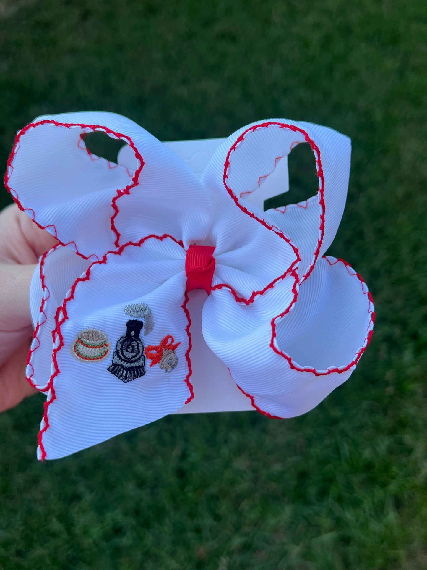 Polar Express Hair Bow