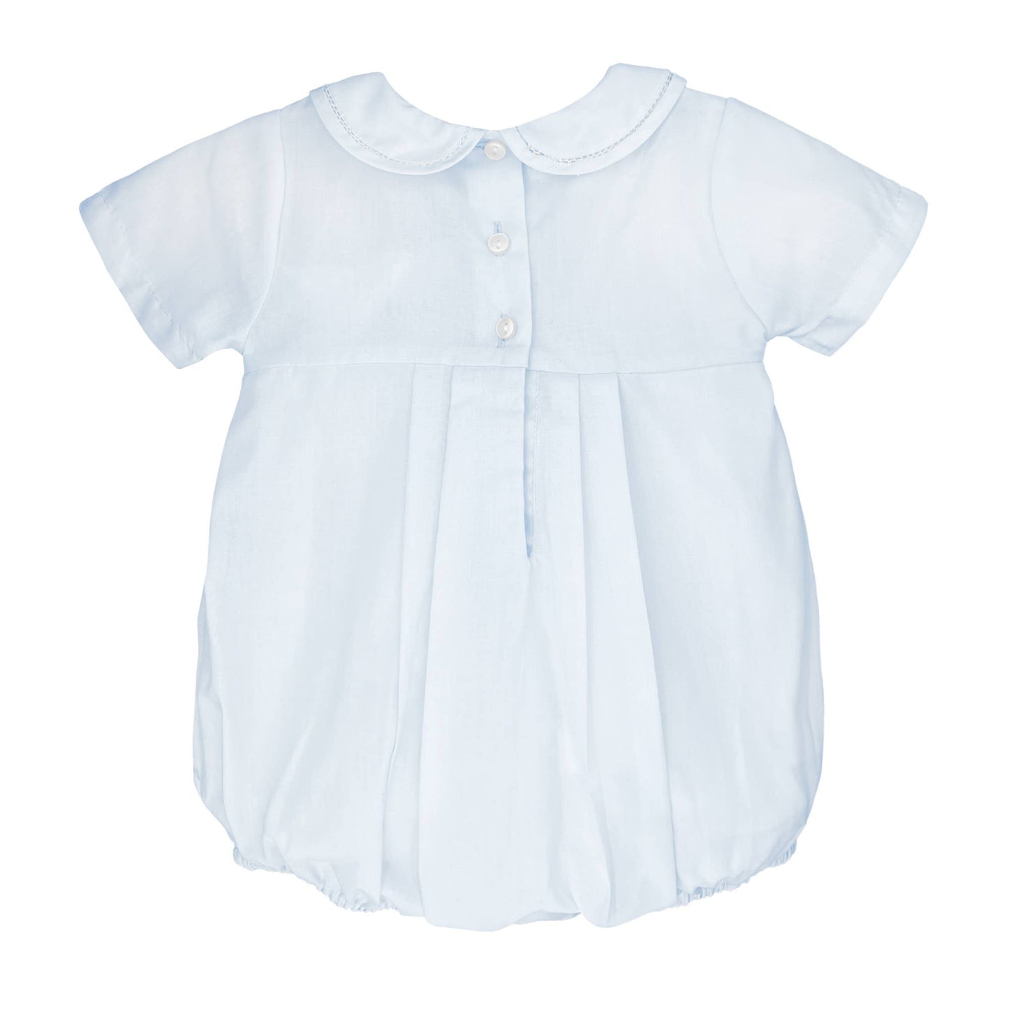 Baby Blue Smocked Bubble