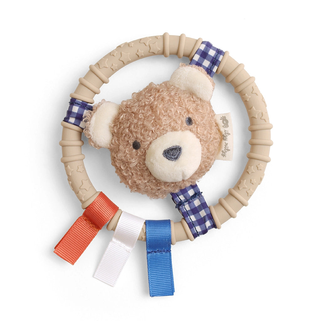Itzy Ring Pal™ Silicone Teething Ring- Bear