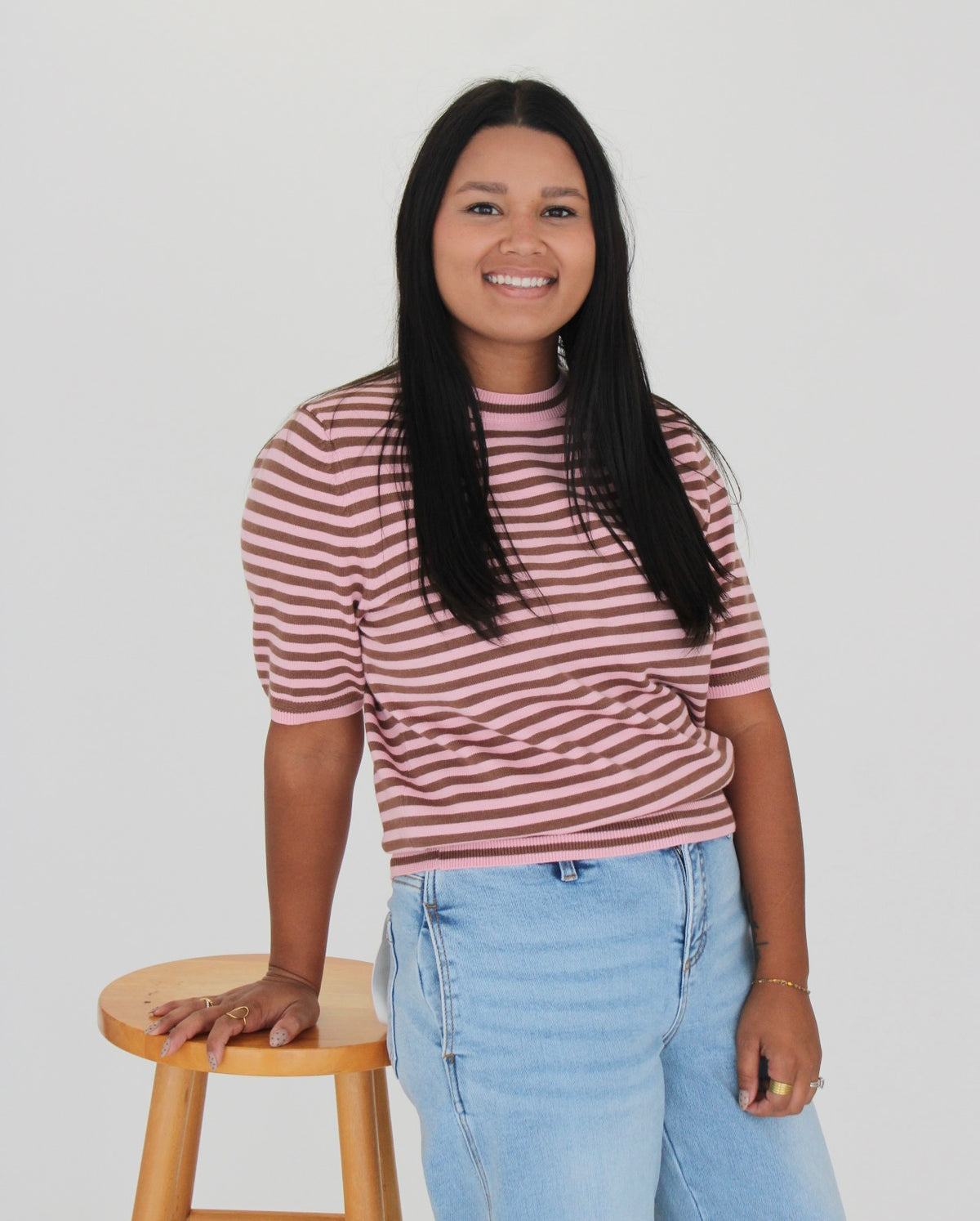 Cocoa Kiss Striped Top