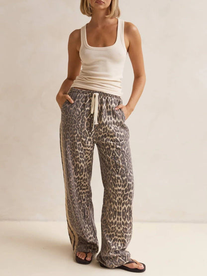 Leopard Striped Pants