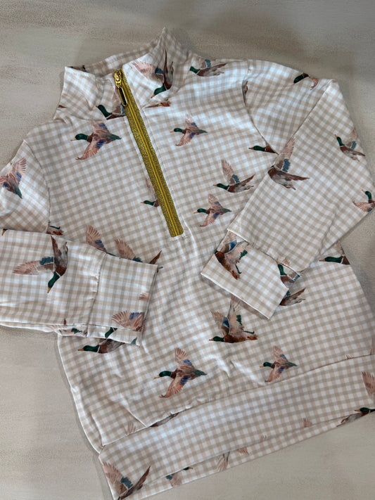 Flying Mallard Kids Quarter Zip
