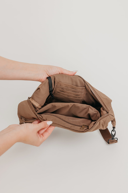 Brixley Crescent Bag- Mocha