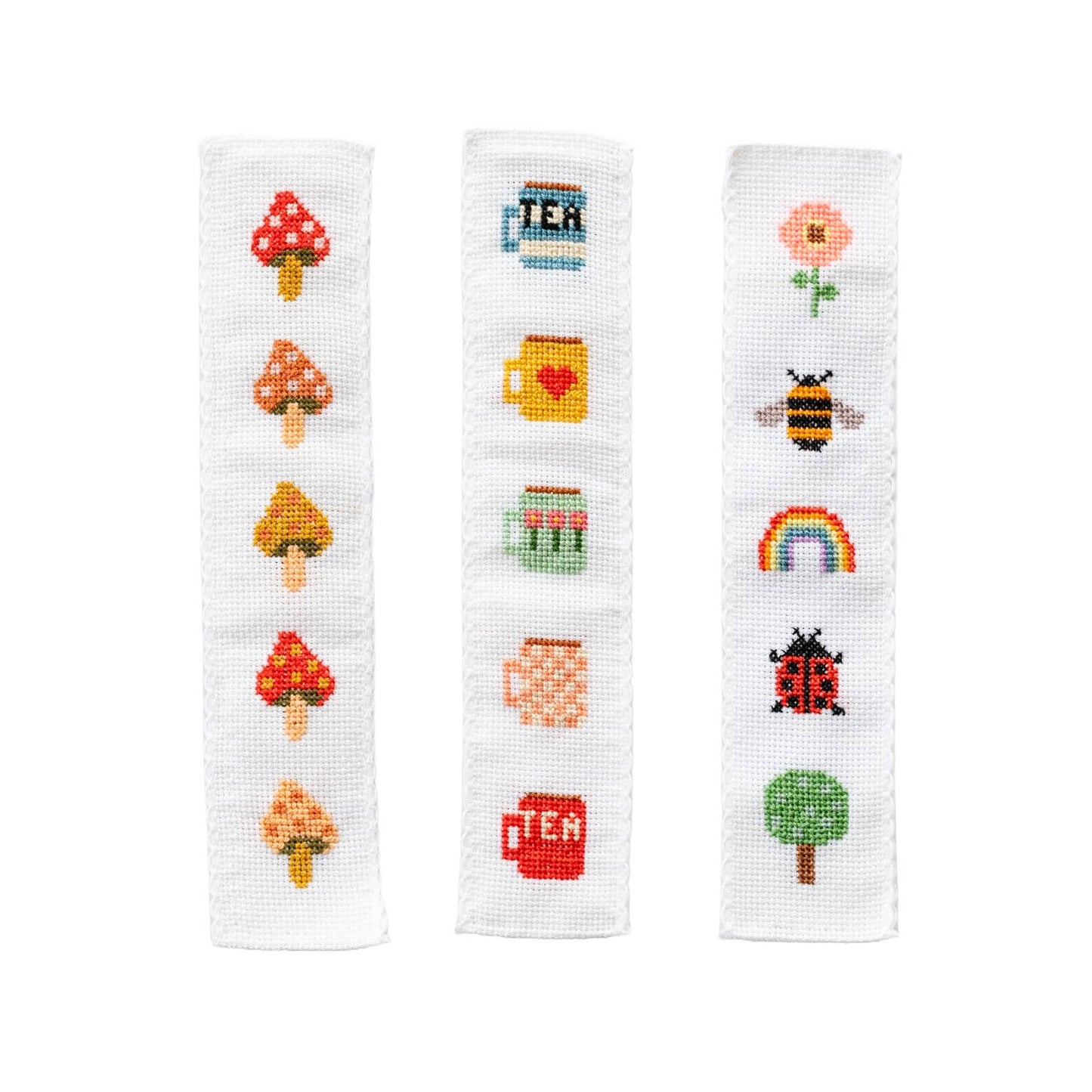 Nature Rainbow Cross Stitch Bookmark Kit