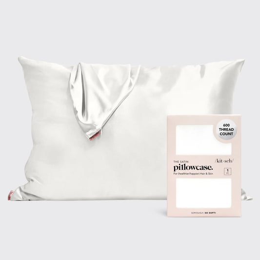 Kitsch Satin Pillowcase - Ivory