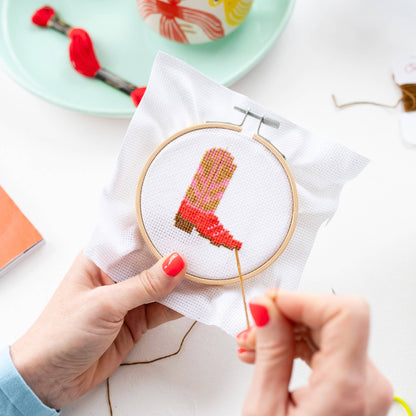 Cross Stitch Kit: Cowboy Boot
