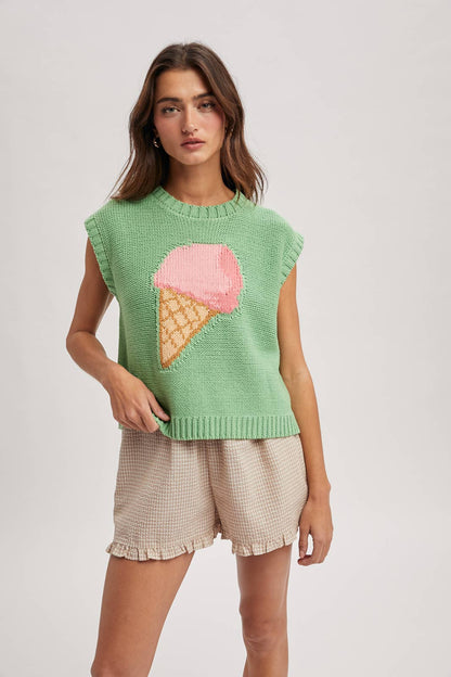 Sweet Treat Ice Cream Sweater Tank