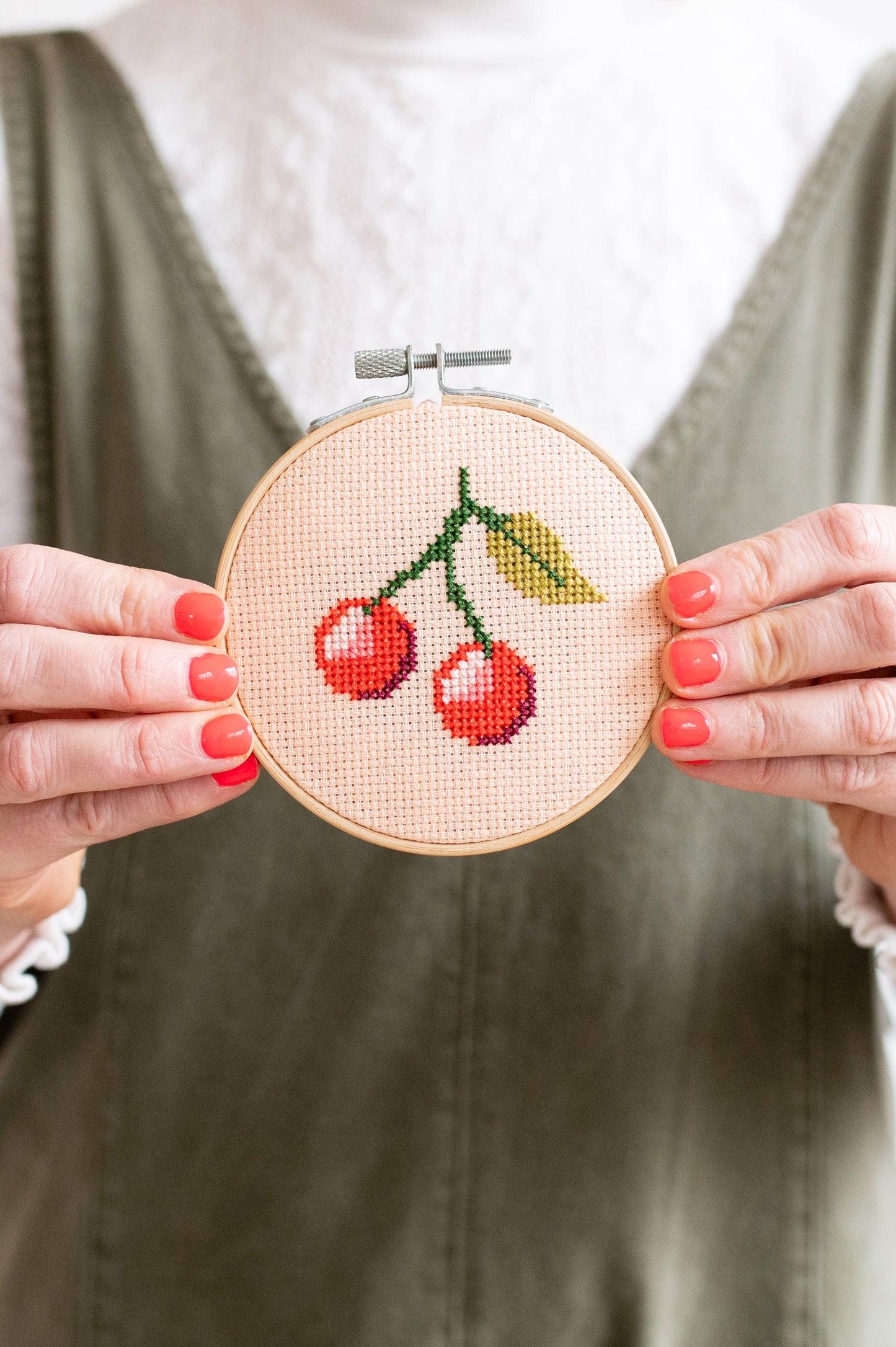 Cross Stitch Kit: Cherry