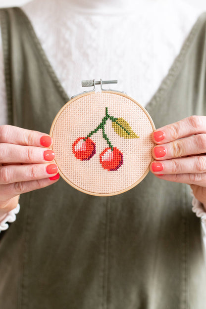 Cross Stitch Kit: Cherry