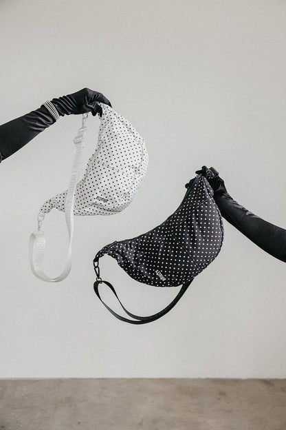 Brixley Crescent Bag- Pearl Dot
