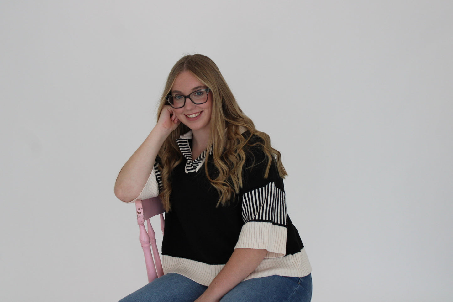 Classic Noir Blouse