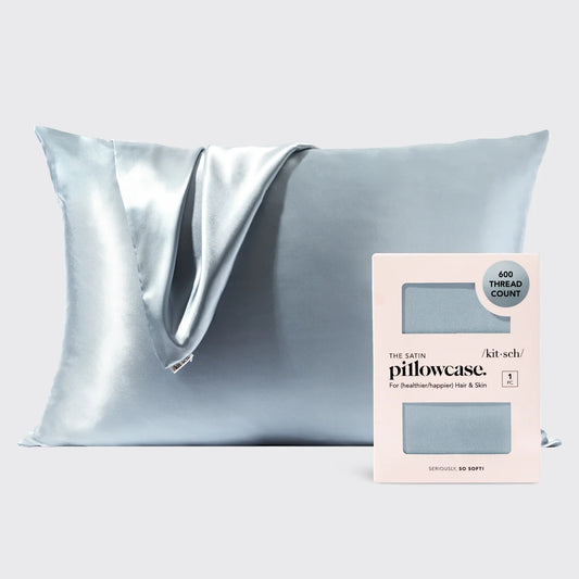 Kitsch Satin Pillowcase - Blue