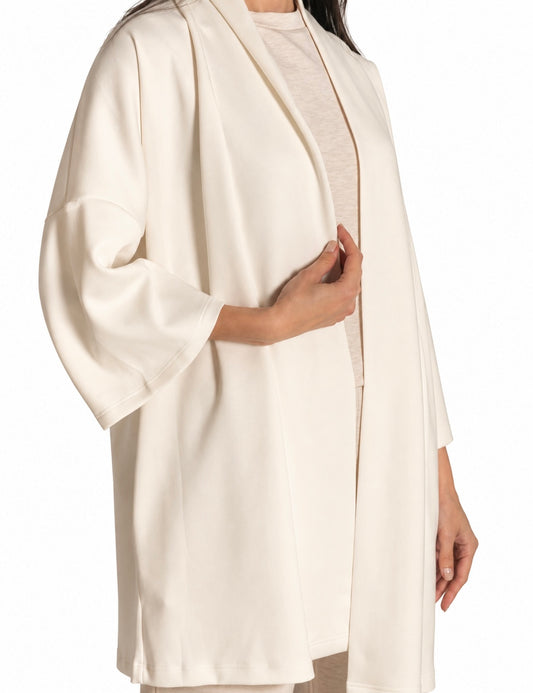 Ivory Scuba Cardigan