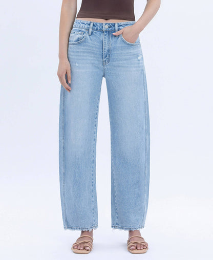 WHITNEY BARELL JEANS- HIGH RISE