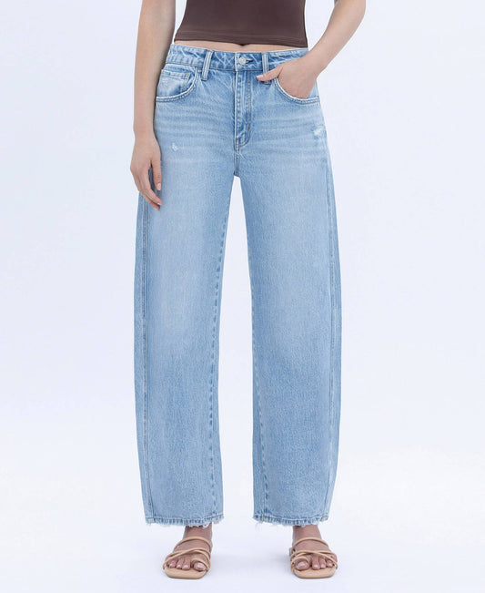 WHITNEY BARELL JEANS- HIGH RISE