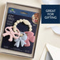 Itzy Trio™ 100% Silicone Multi-Textured Teether- Bows
