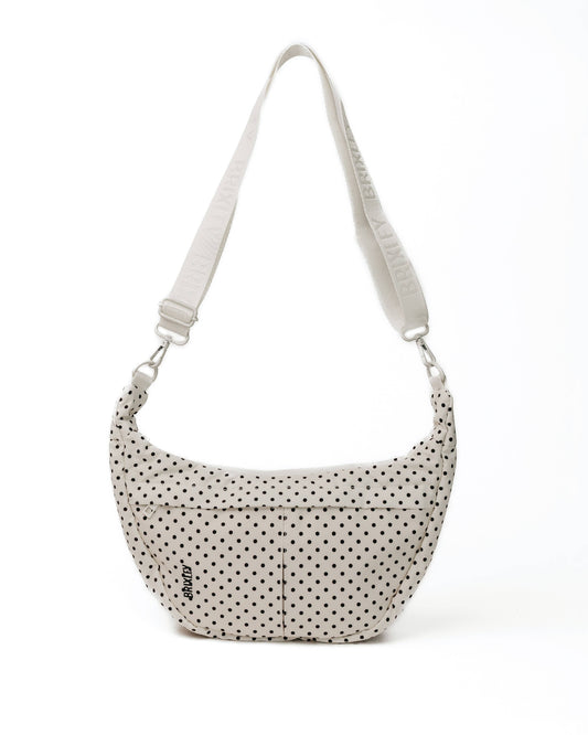 Brixley Crescent Bag- Pearl Dot