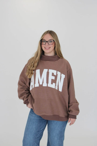 AMEN REVERSIBLE MOCKNECK