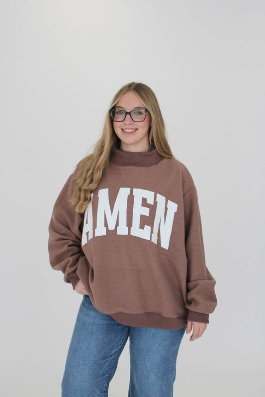 AMEN REVERSIBLE MOCKNECK
