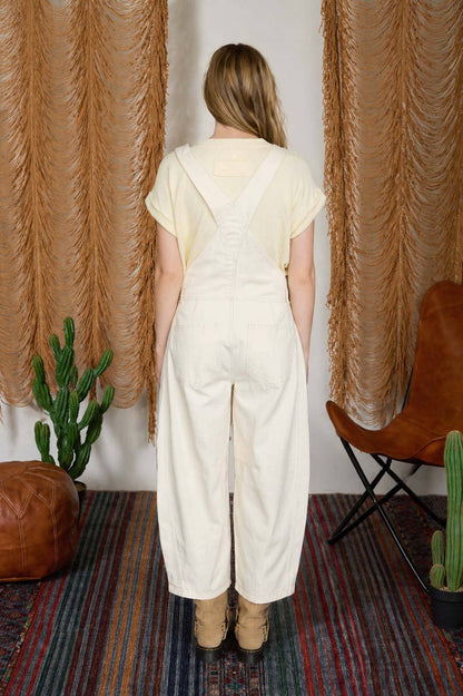 Oatmilk Dreams Overalls- Ivory