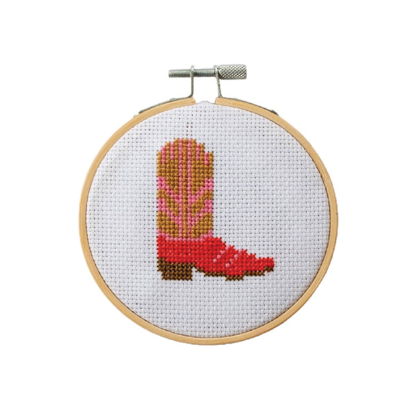 Cross Stitch Kit: Cowboy Boot