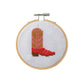 Cross Stitch Kit: Cowboy Boot